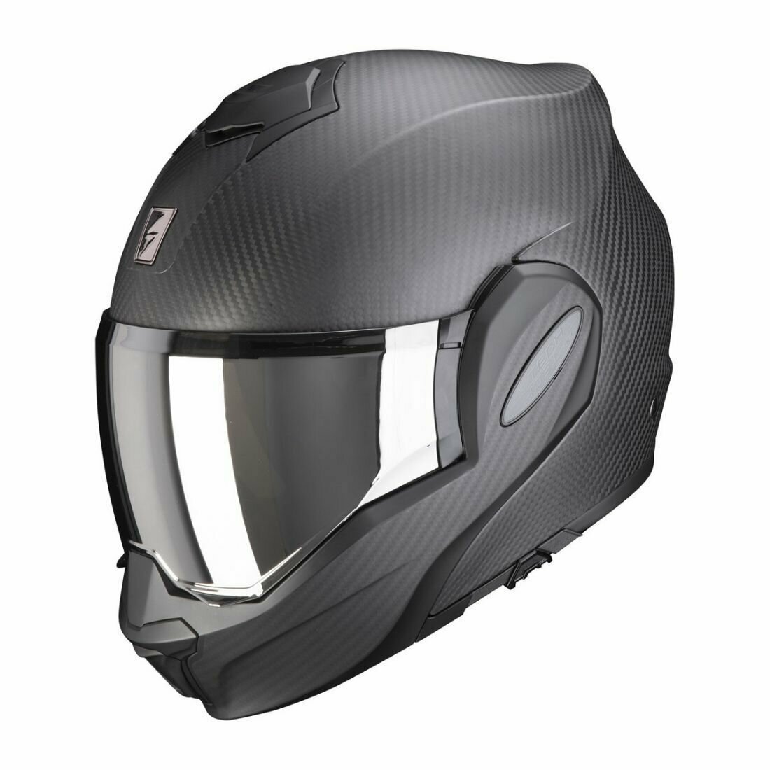 Scorpion Exo-Tech Evo Solid Карбоновый шлем Черный матовый Размер L (58/59)