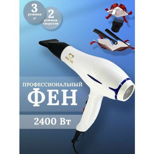 Фен для волос профессиональный с насадками 136000₽