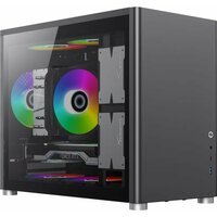 Корпус microATX GameMax Spark Black Без БП чёрный