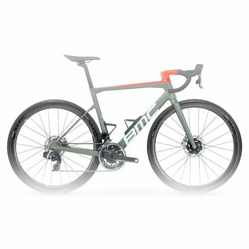 Велосипед BMC Teammachine SLR01 ONE Dura Ace Di2 Disc Cosmic SL 32 Gray/White/Red (2022) 54, Серый/белый/красный