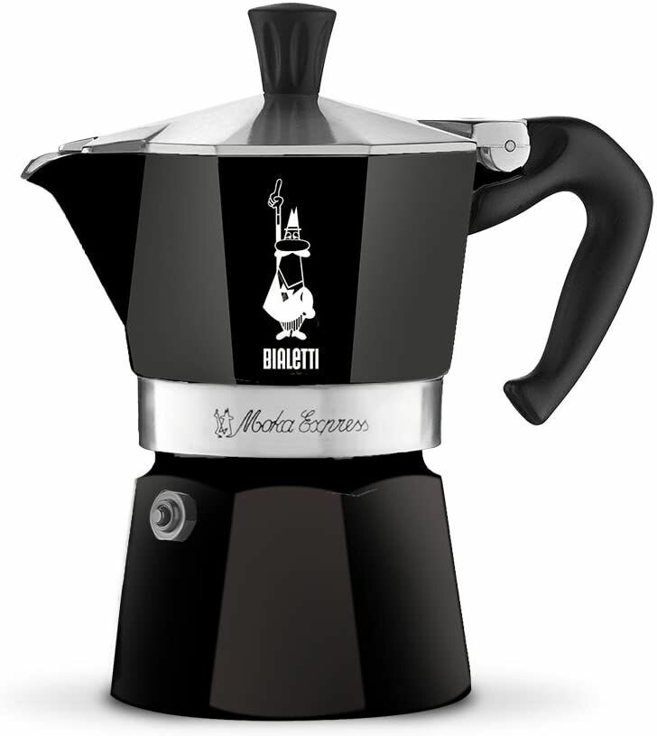 Гейзерная кофеварка Bialetti Moka Express (3 порции, 120 мл) 4952 черная