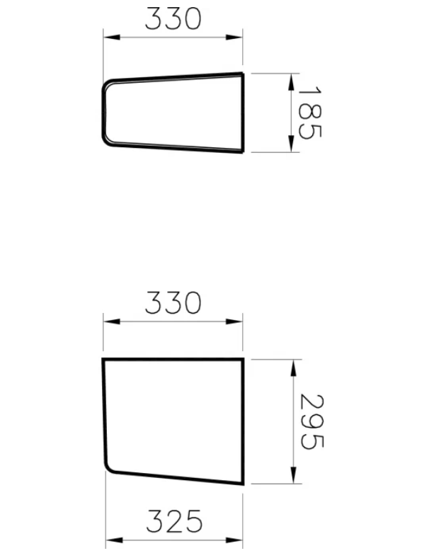 Пьедестал для раковины Vitra S20 5281B003-7201 белый