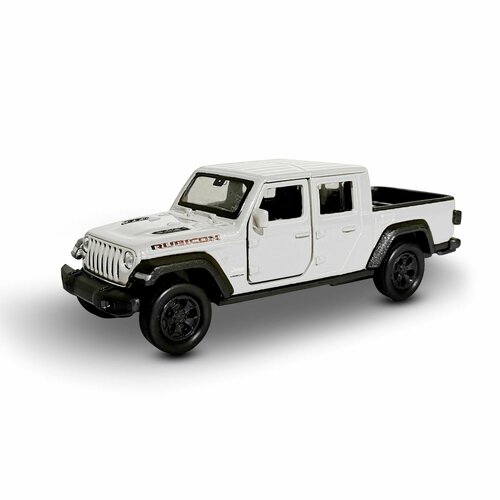 Машинка WELLY JEEP GLADIATOR Белый / модель машины 1:38 с пружинным механизмом металлическая машинка 1 34 1 39 jeep gladiator 2020г оранжевый 43788d welly
