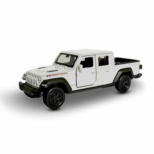 Машинка WELLY JEEP GLADIATOR Белый / модель машины 1:38 с пружинным механизмом машинка welly 2007 jeep wrangler rubicon зеленый модель машины 1 38 с пружинным механизмом