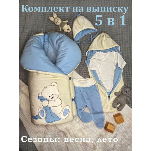 Комплект на выписку весенний для новорожденного 6490₽