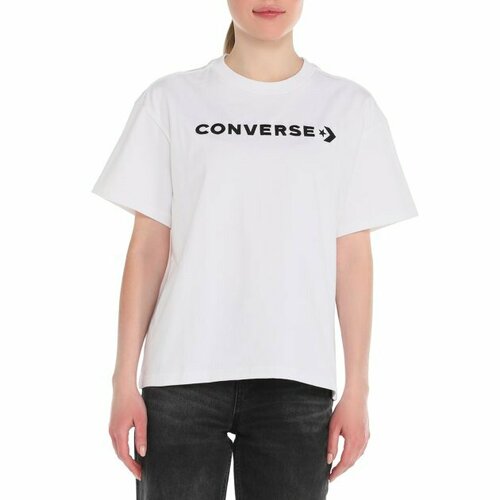 Футболка Converse, размер XS, белый
