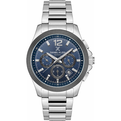 Наручные часы Daniel Klein Exclusive, серебряный, синий