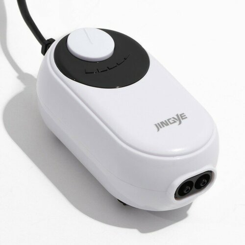 Компрессор воздушный JINGYE YE-621 бесшумный с регулировкой мощности 2 x 34 лмин 5 Вт 993360 131000₽