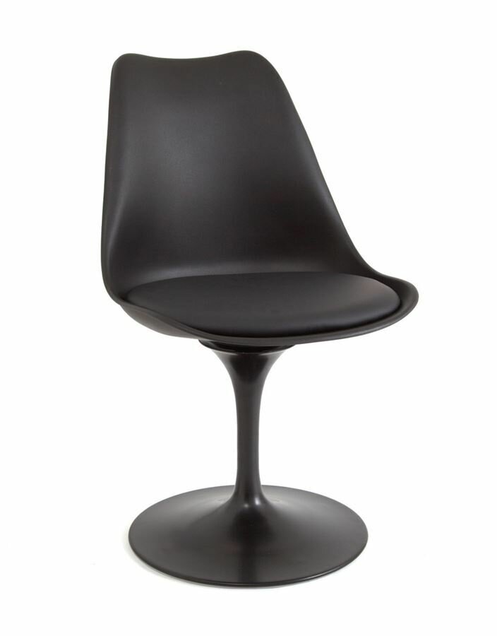 Стул на круглом основании 635-E-T (BLACK 04/основание Черный)