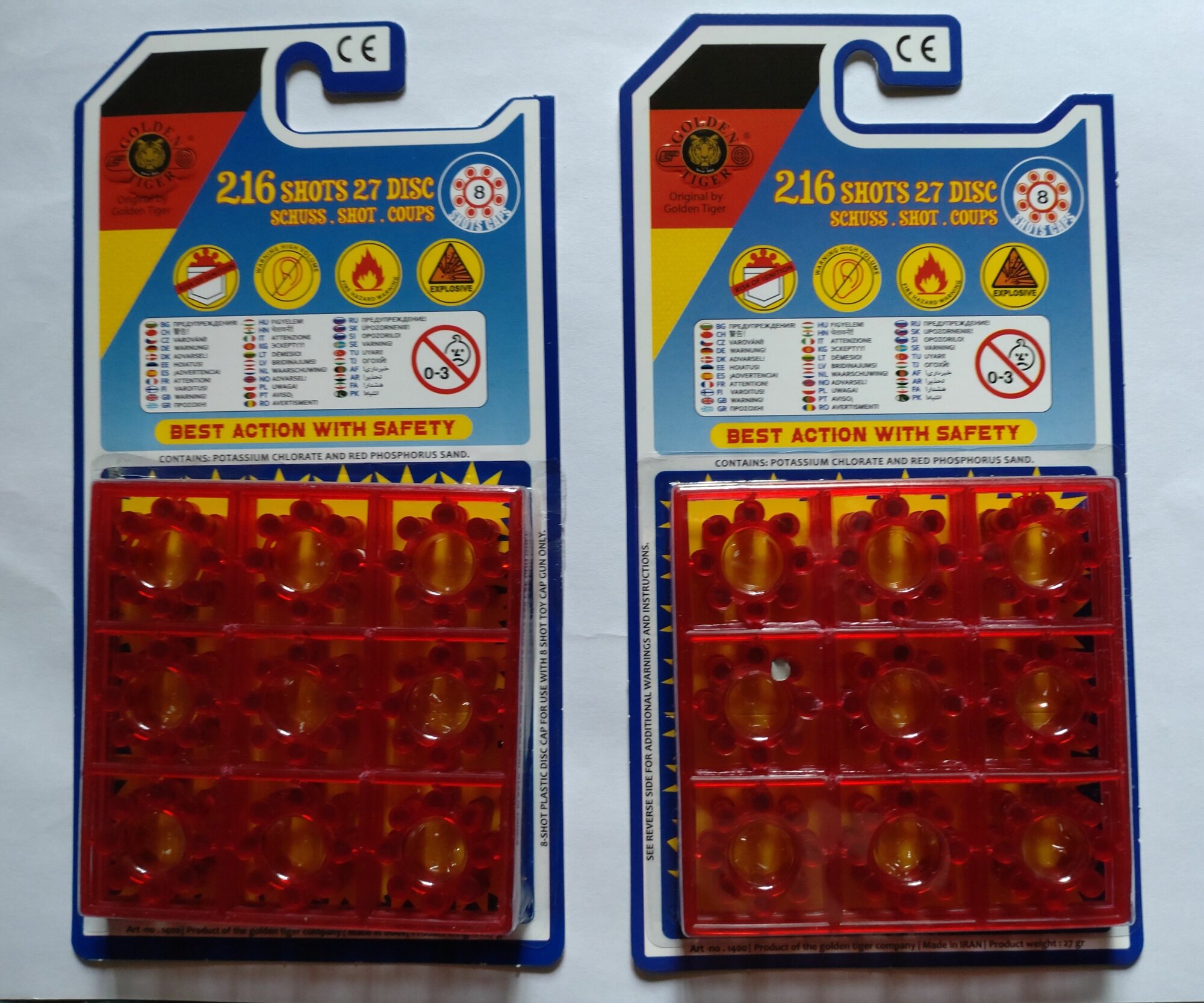 432 штук Пули для пугачей и аналоговых бластеров. Красные.