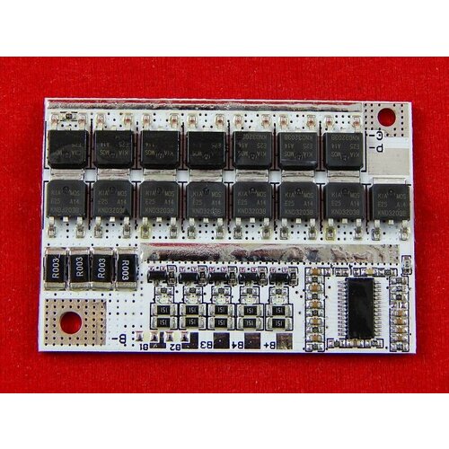 BMS 5S 100A плата защиты с балансировкой, 21В для Li-ion аккумуляторов.