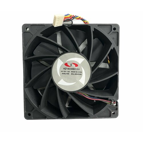 Вентилятор KZ14038B012U REF для Asic miner WhatsMiner M21S, M20S, M31S, M30S++, M50 (12V / 7,2A ) 140x140x38mm 6 pin