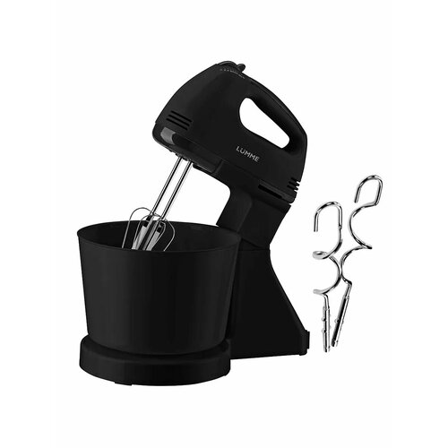 Миксер кухонный с чашей ручной с насадками 2л 300Вт 1056₽