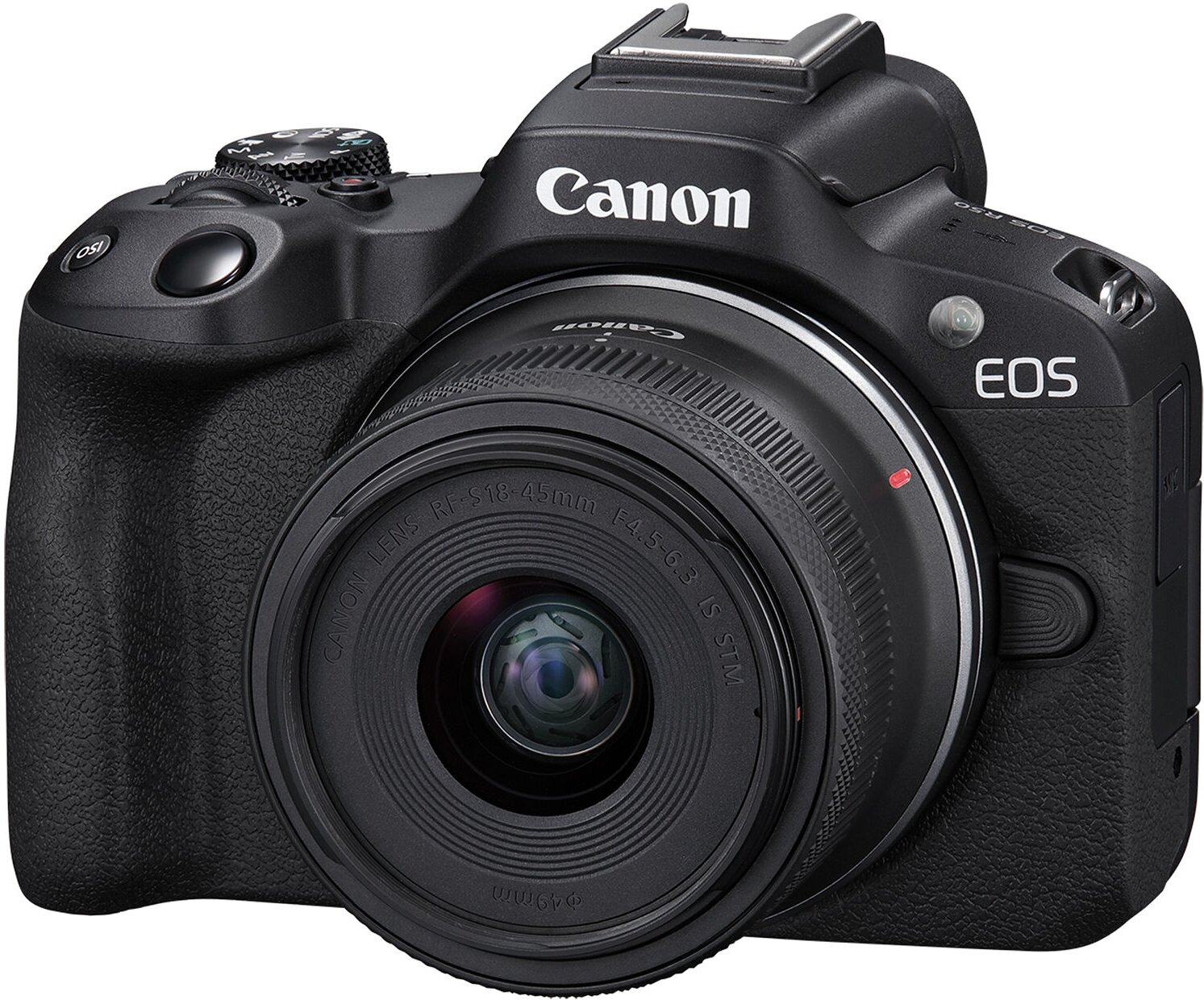 Фотоаппарат Canon EOS R50 Kit RF-S 18-45mm F4.5-6.3 IS STM черный