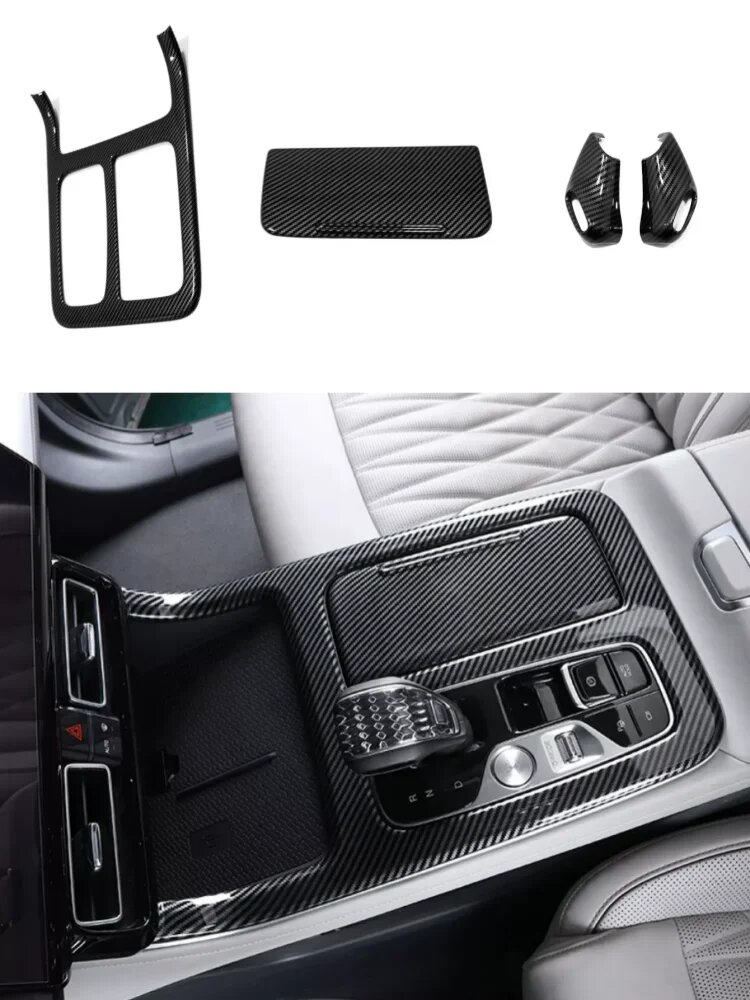 Аксессуары для интерьера автомобиля Trumpchi GAC GS8 2022 2023 2024, карбоновое волокно, 6