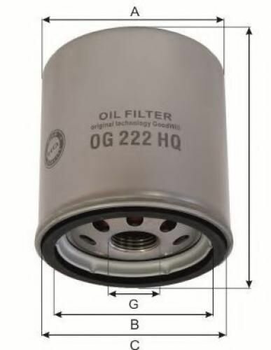 Фильтр масляный Good Will OG222HQ