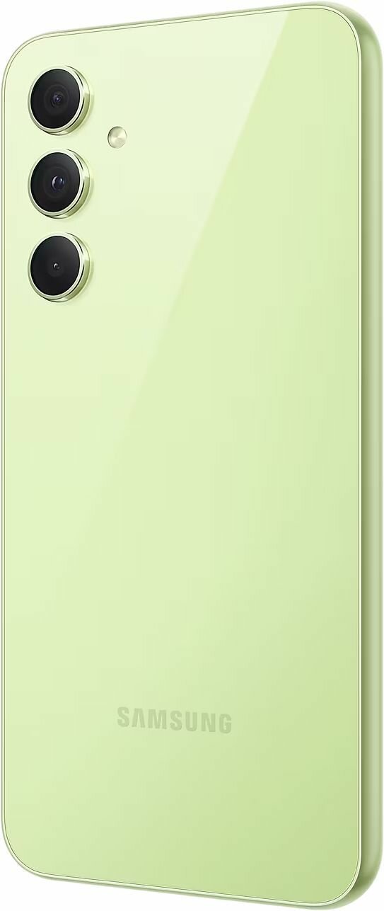 Светло-зелёный Samsung Galaxy A54, 5G, 8/256Гб, Dual nano SIM, Lime (смартфон) — фото 1