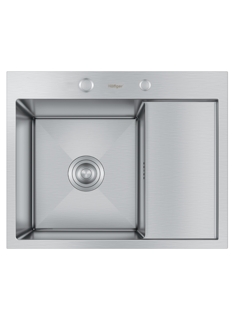 Мойка для кухни, раковина для кухни Hoffger 5848L Satin из нержавеющей стали AISI 304