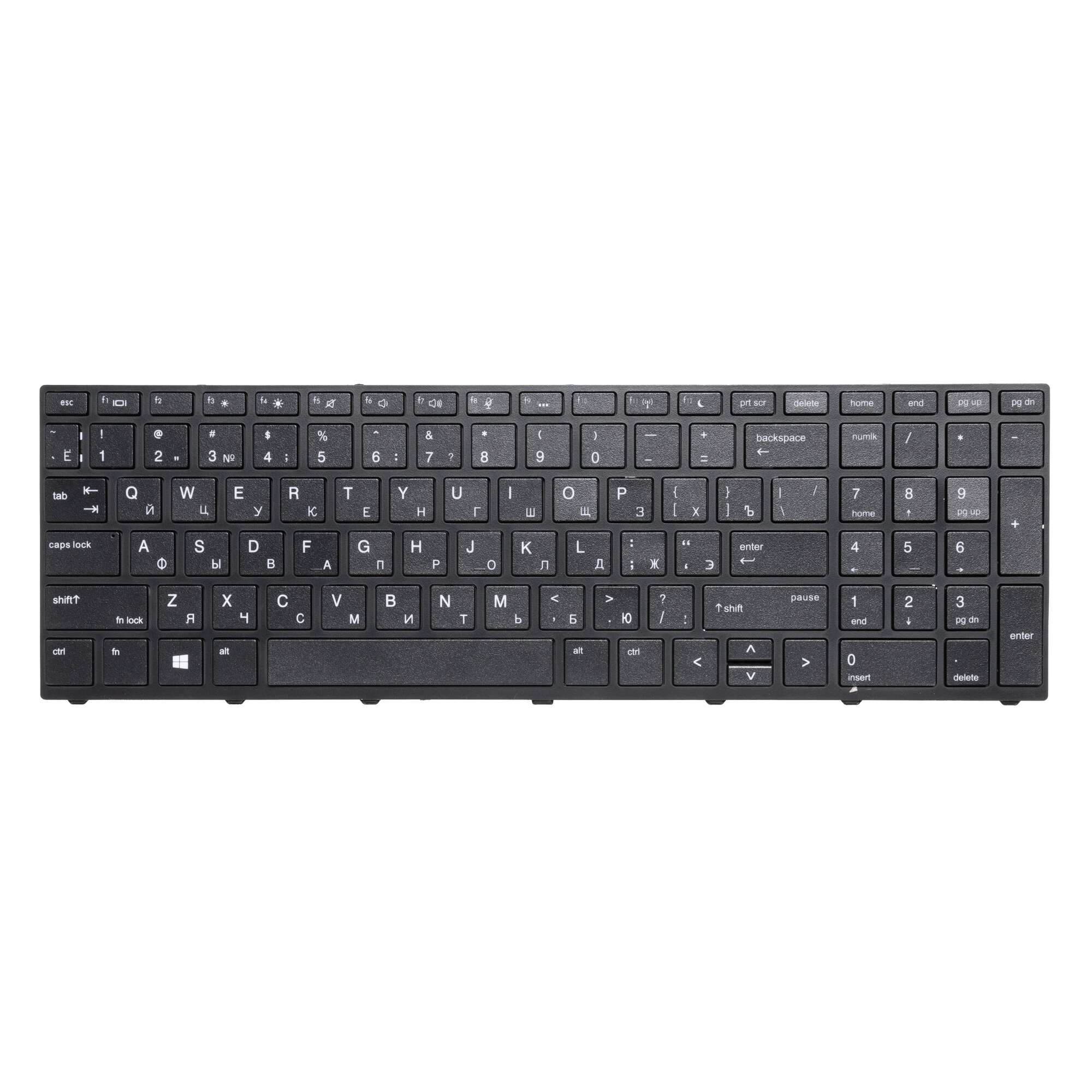 Клавиатура с подсветкой для ноутбука HP ProBook 450 G5 / ProBook 470 G5 / ProBook 455 G5 - черная
