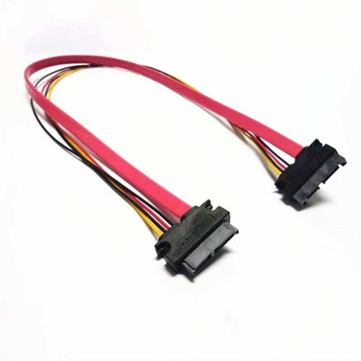 Кабель SATA 7+6pin to 6+7pin Serial ATA SATA Data Power Cable M/F Notebook Drives Extension Cable Connector Conterver 50