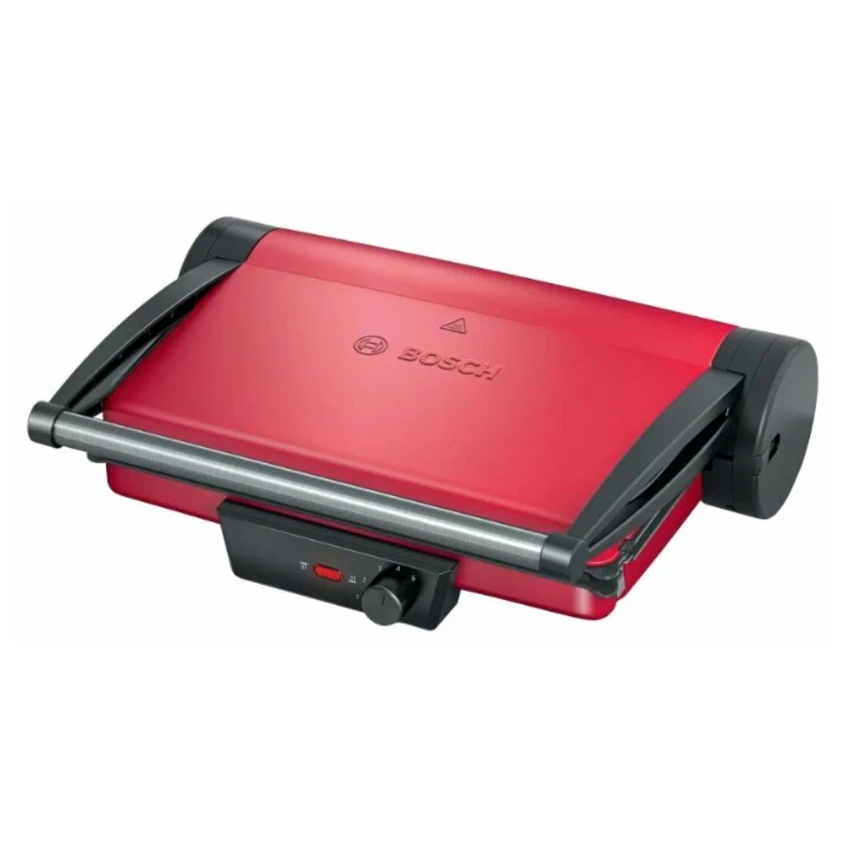 Гриль Bosch TCG4104 цвет красный мощность 2000Вт открытие 180 градусов антипригарное покрытие