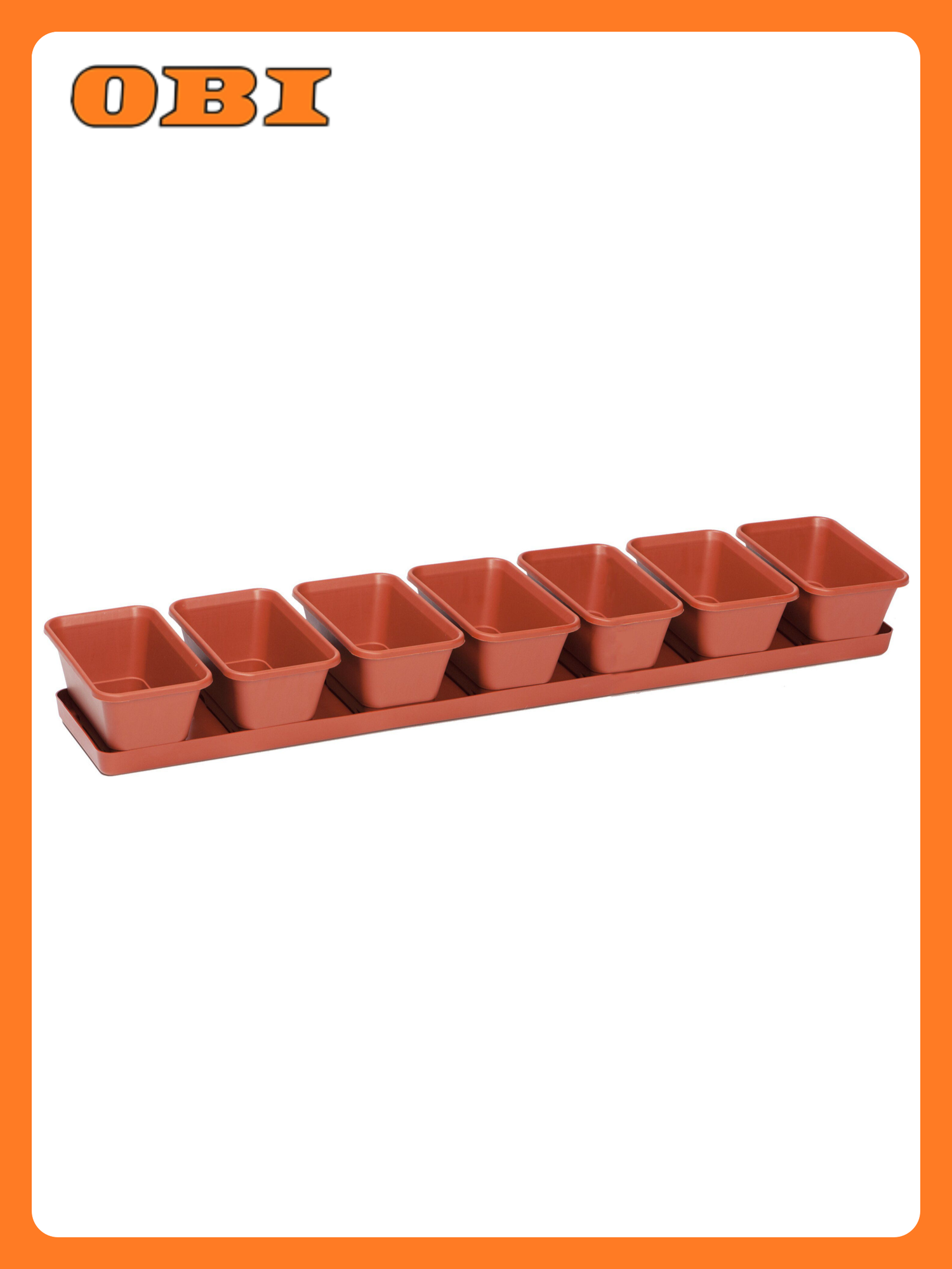 Горшок DAREL мини-сад 73х165х85 см полипропилен коричневый