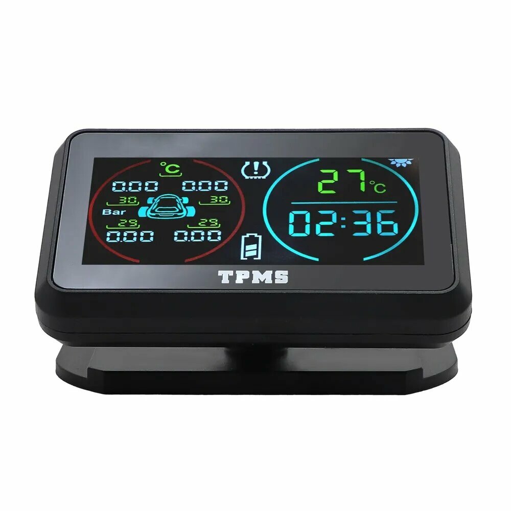 TPMS Автомобильная Сигнализация Давления в Шинах Монитор Умная Система Охранная 4 Датчика