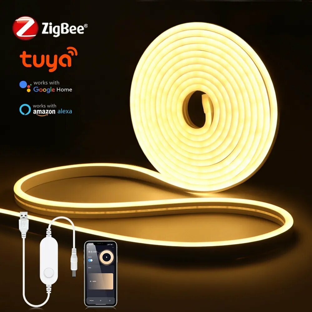 Zigbee Светодиодная лента 4 Вт, IP65, Теплый белый, 1 шт