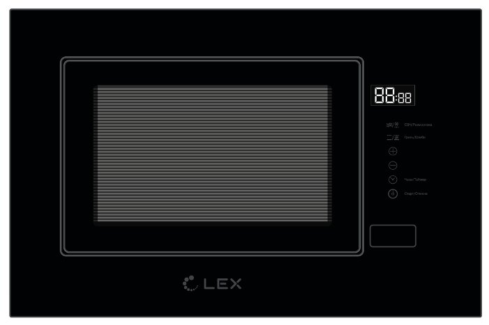 Купить Микроволновая печь встраиваемая LEX BIMO 20.01 BL по низкой цене с доставкой из Яндекс.Маркета