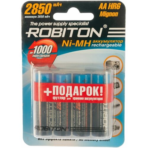 аккумулятор robiton lp602030 3 7в 300mah Аккумулятор Robiton 2850MHAA-4/box