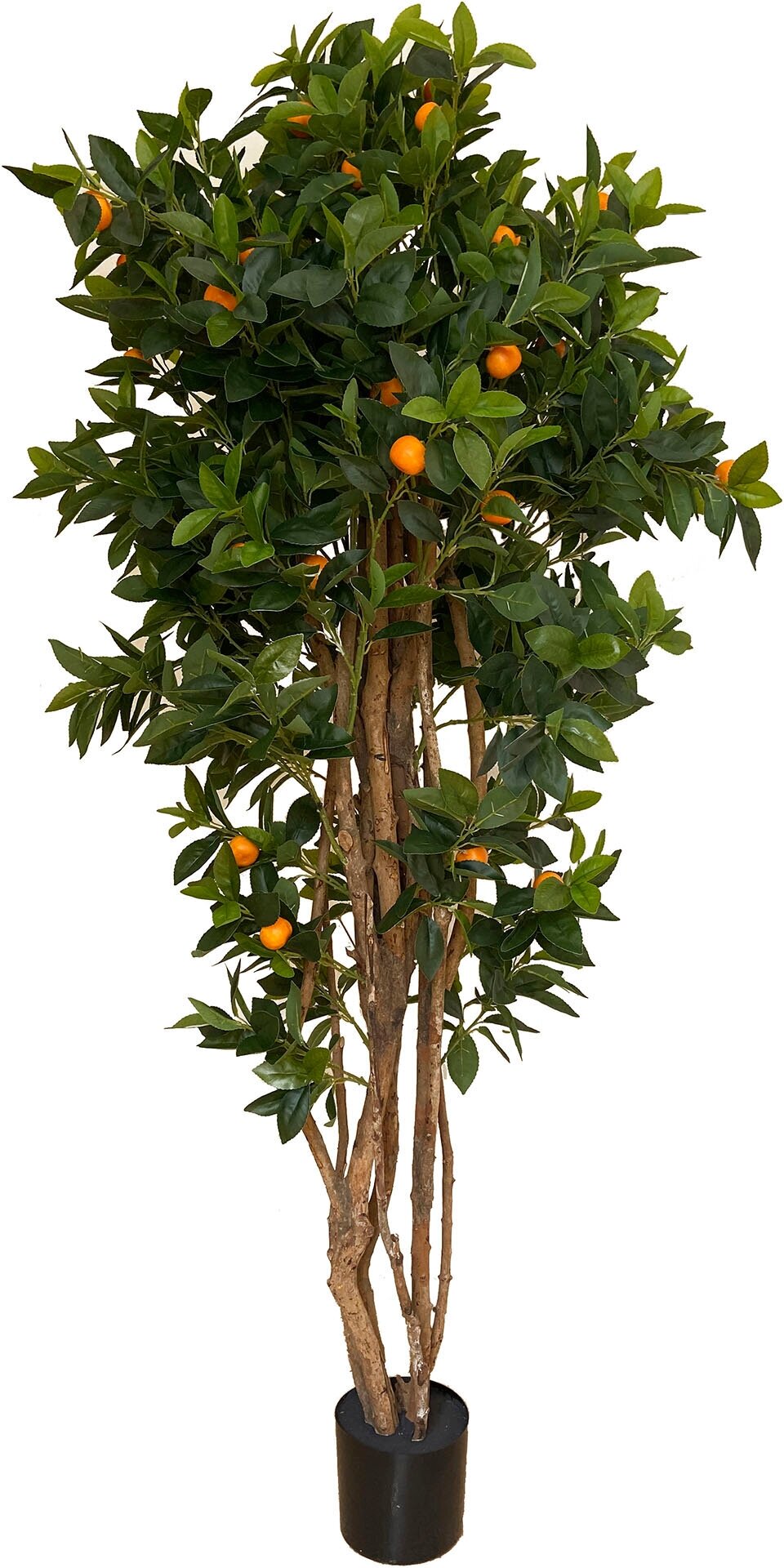Искусственное дерево мандарин с плодами 180см