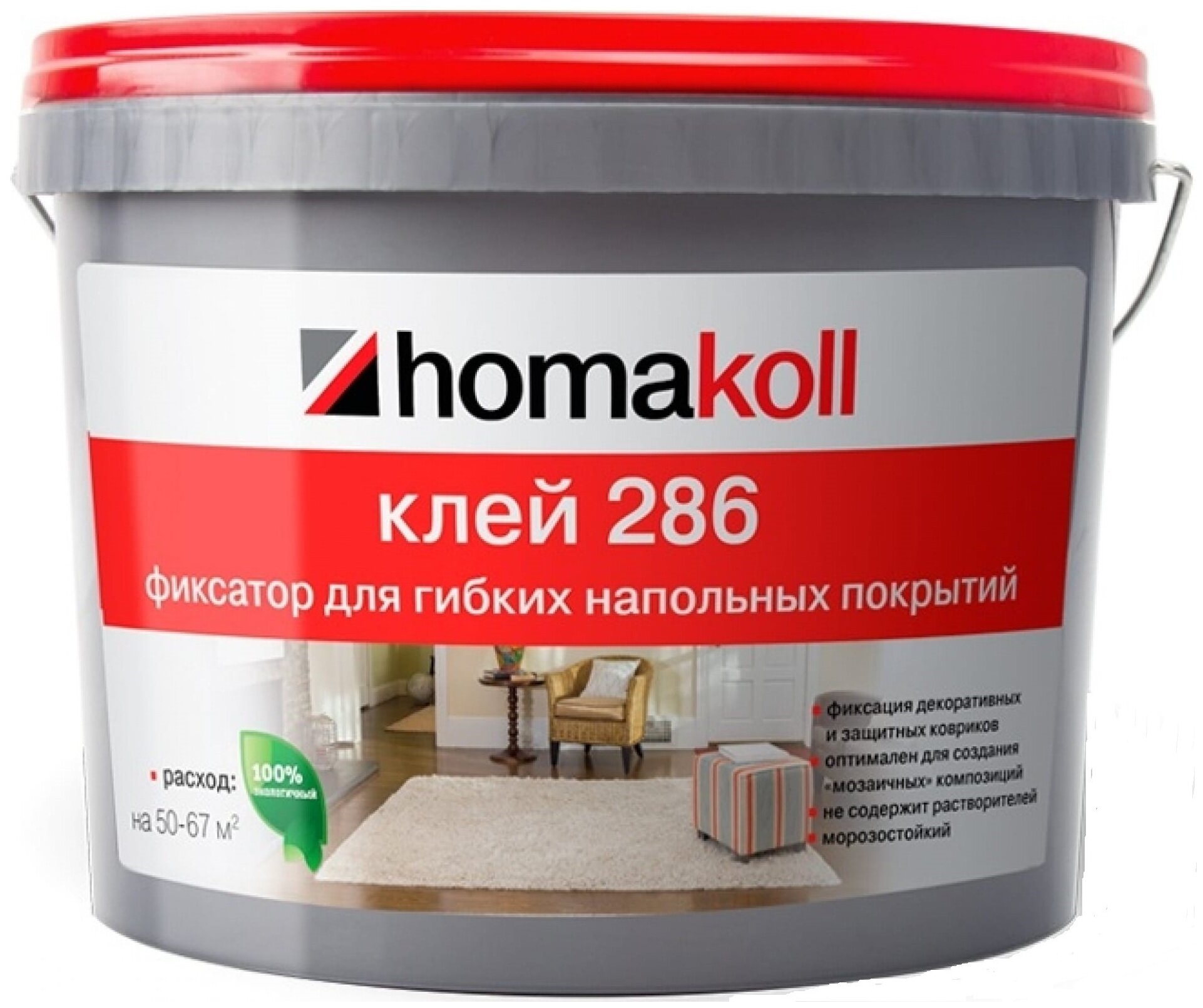 Клей для ковровой плитки Homakoll 286