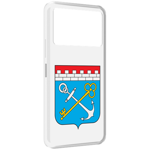 Чехол MyPads герб-ленинградская-область-питер для Infinix NOTE 12 VIP (X672) задняя-панель-накладка-бампер