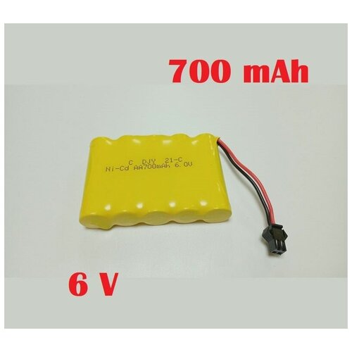 Аккумулятор C DJY 21-C Ni-Cd AA700mAh 6V разъем SM-2P 6 вольт батарея HIPER Force батарейка запчасти