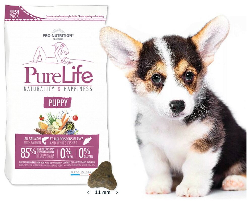 Сухой корм для щенков Flatazor Pure Life Puppy (2кг)