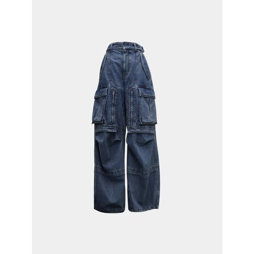 Джинсы женские JUUN.J Multi Pocket Cargo Denim Pants, синий, S