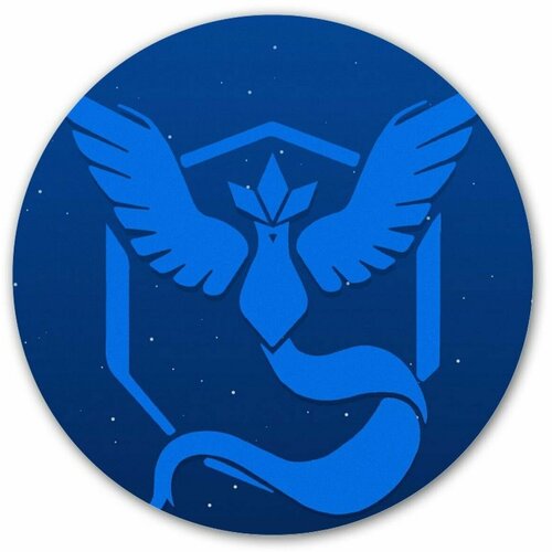 Коврик для мышки круглый Pokemon Go Team Mystic