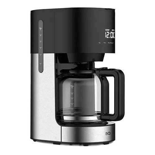 Кофеварка капельная BQ CM1001 черный-стальной кофеварка bq cm1003 стальной черный
