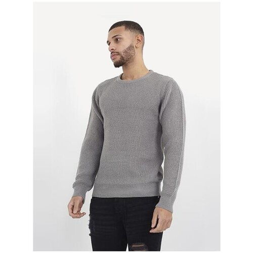 пуловер для мужчин, Brave Soul, модель: MK-162SLOVAKR, цвет: светло-серый, размер: S
