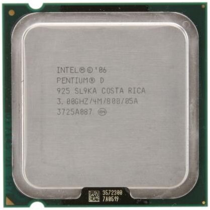Процессор Intel Pentium D 925 Presler LGA775,  2 x 3000 МГц, OEM