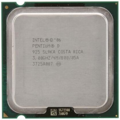 433554-001 Процессор HP Intel Dual Core Pentium D 925 3.0GHz (Presler, 800MHz front side bus, 4MB total Level-2 cache, socket LGA775)
