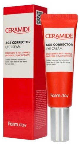 Farmstay Крем Ceramide Age corrector eye cream с керамидами для кожи вокруг глаз