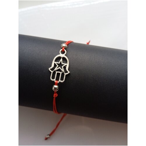 Браслет Красная нить, Рука Хармса, d = 10 см