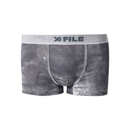 Трусы X-File Boxer DENIM, jeans (синий), 3-M