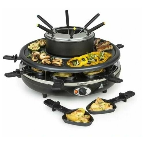 Раклет гриль электрический Klarstein Fonduelette 1350 Вт фондю 1 л 2518000₽