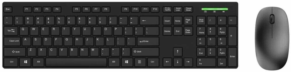 Клавиатура и мышь беспроводные Dareu MK198G Black