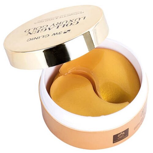 фото 3W Clinic Гидрогелевые патчи Collagen luxury gold hydrogel eye & spot patch (60 шт.)