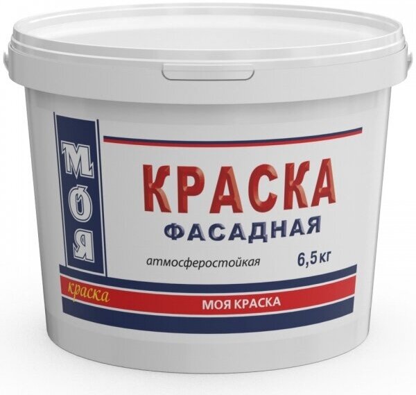 Краска ВД Моя краска фасадная 6,5 кг