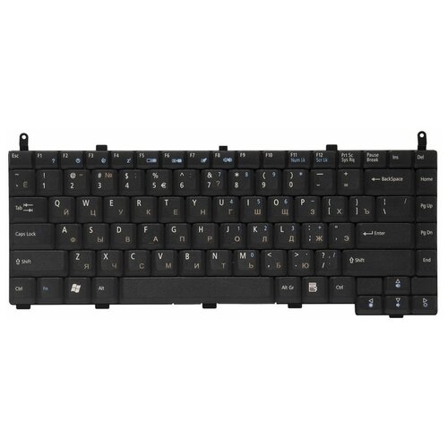 Клавиатура для ноутбуков Acer Aspire 1350, 1510 RU, Black клавиатура для ноутбуков hp compaq xf100 xf200 xf300 ze1000 ze1200 acer aspire 1300 ru black