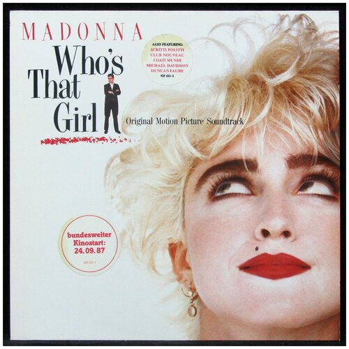 Виниловая пластинка Sire Madonna – Who's That Girl (Original Motion Picture Soundtrack) старый винил sire madonna who s that girl original motion picture soundtrack lp used